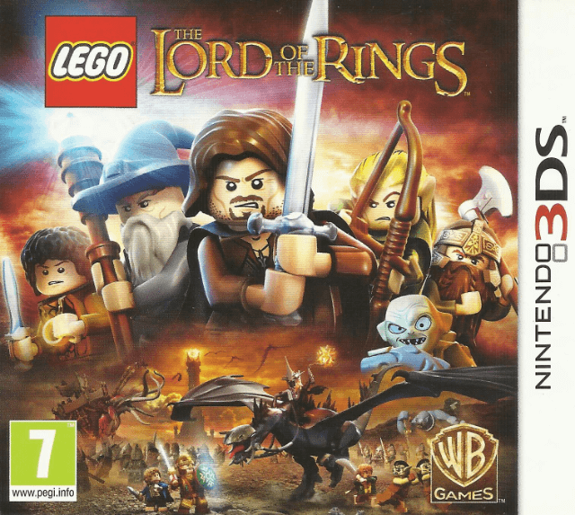 LEGO Lord Of The Rings box art for Nintendo 3DS